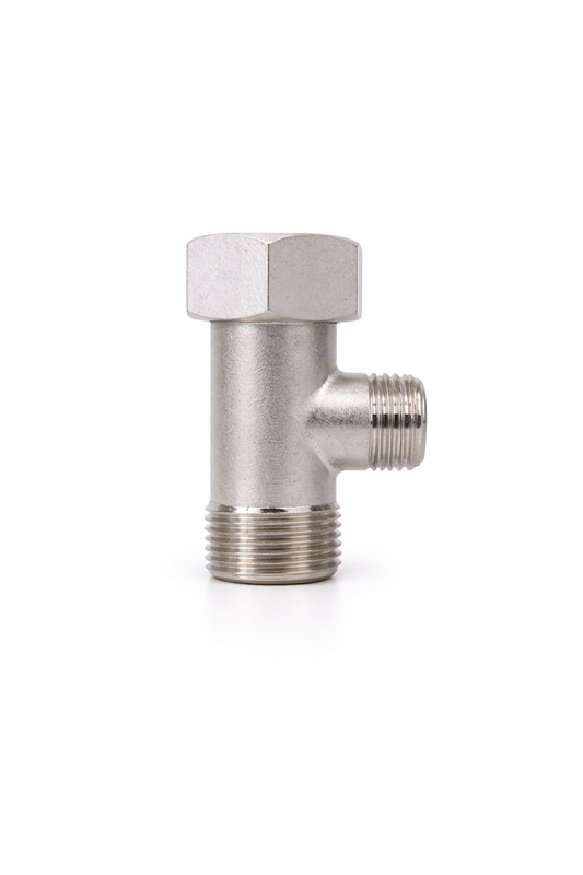 Adaptateur T métal 3/8" - 1/2"